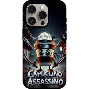Husa pentru Samsung Galaxy A04s A047 / A13 5G A136, Perfect Case, Italian Brainrot Capuccino Assassino, Multicolor 