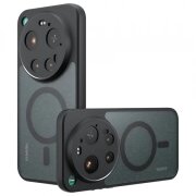 Husa MagSafe pentru Xiaomi 17 Ultra, Techsuit, PureFrost, Neagra Satinata