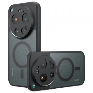 Husa MagSafe pentru Xiaomi 17 Ultra, Techsuit, PureFrost, Neagra Satinata