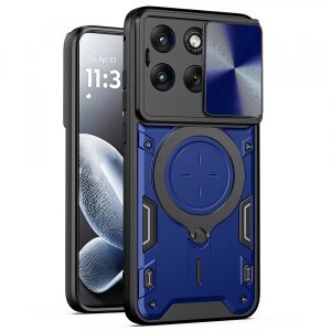 Husa pentru Motorola Edge 70 Fusion, Techsuit, CamGuard Pro, Albastra
