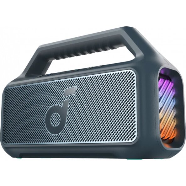 Boxa Portabila Bluetooth Anker SoundCore Boom 2 New Version, 80W, TWS, RGB, Waterproof, Albastra A3138032 