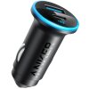 Incarcator Auto Anker 323, 52.5W, 3A, 1 x USB-A - 1 x USB-C, Negru, Resigilat A2735G11 