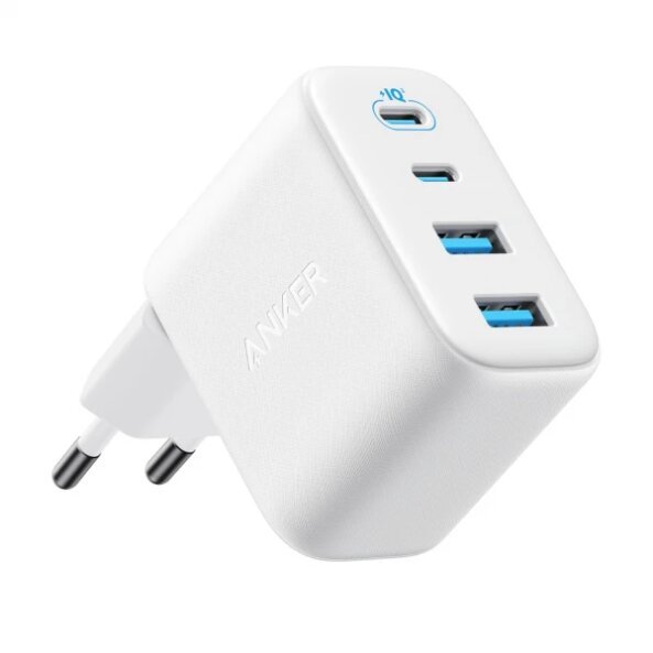 Incarcator Retea Anker Zolo, 50W, 3A, 2 x USB-A - 2 x USB-C, Alb A121EG21 