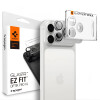 Folie de protectie Camera Spate Spigen GlastR EZ FIT Optik Pro XL pentru Apple iPhone 18 Pro Max, Sticla Securizata, Argintie AGL12042