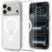 Husa MagSafe pentru Apple iPhone 18 Pro / 17 Pro, Spigen, Ultra Hybrid, Alba Satinata ACS12161