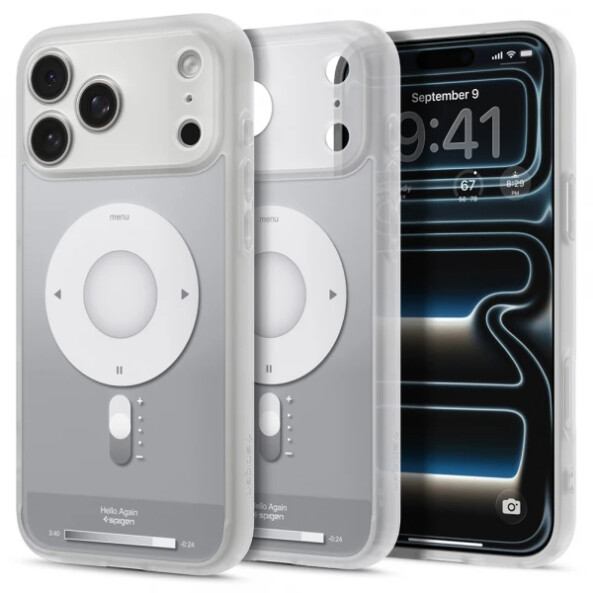 Husa MagSafe pentru Apple iPhone 18 Pro Max / 17 Pro Max, Spigen, Ultra Hybrid Classic, Argintie ACS12130