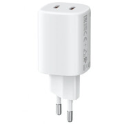 Incarcator Retea Xiaomi Nano Turbo, 45W, 3A, 2 x USB-C, Alb BHR087OEU 